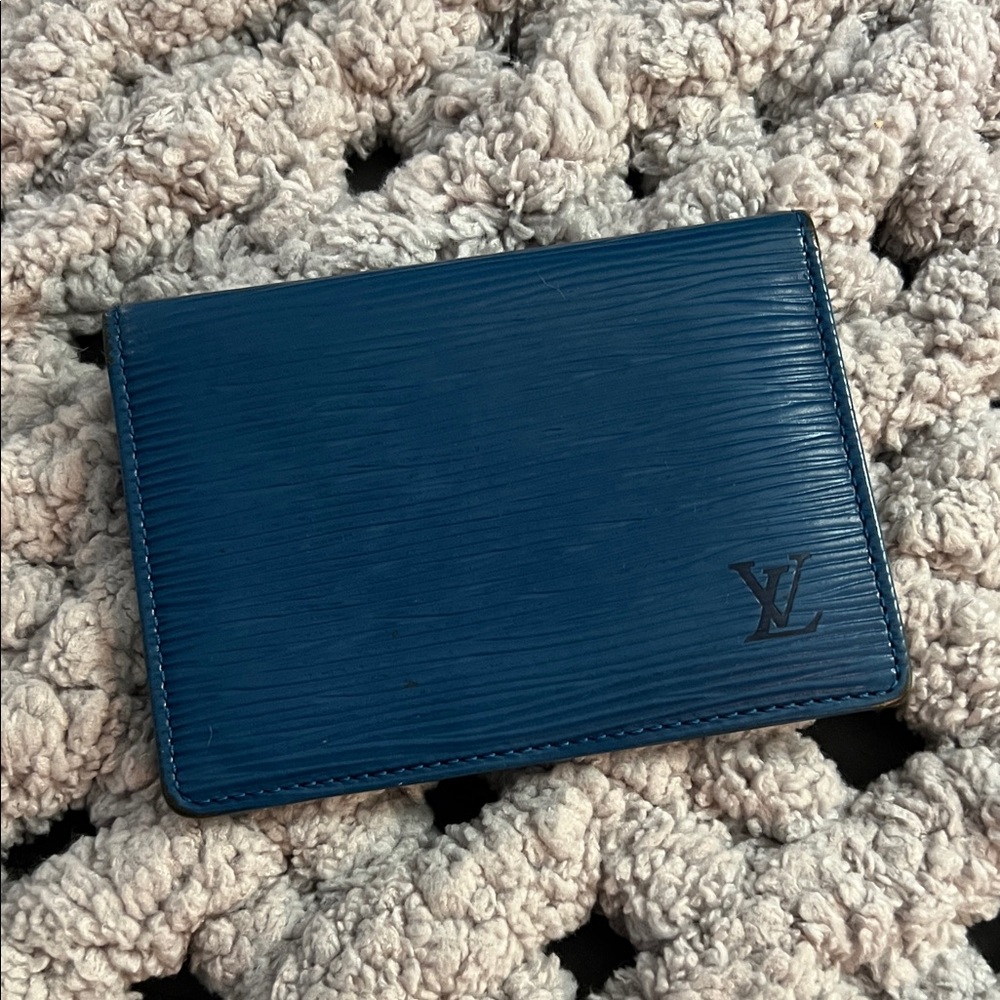 Louis Vuitton Navy Card Holder